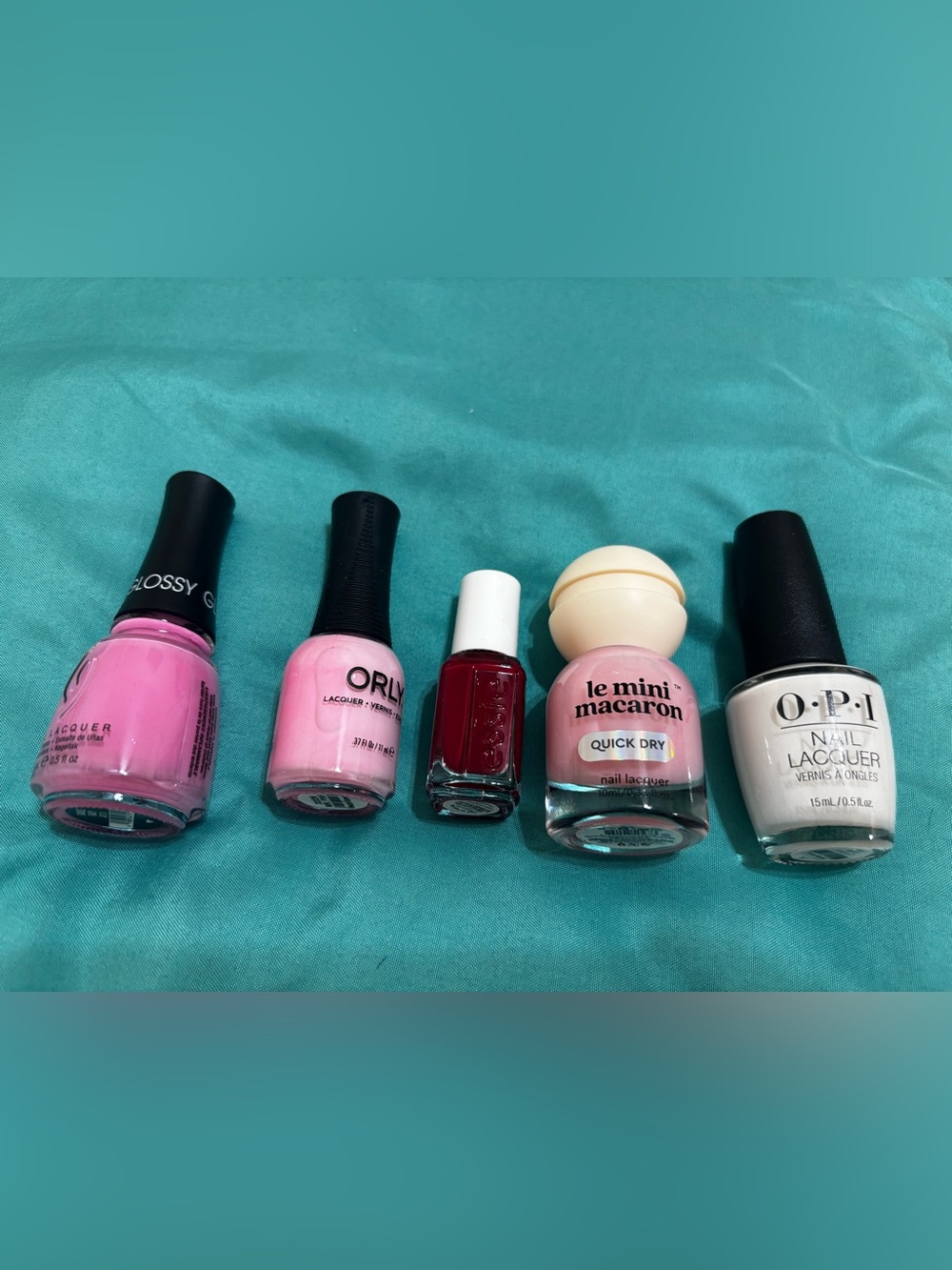 5 items x $25 5 nail polish bottles in various shades NEW